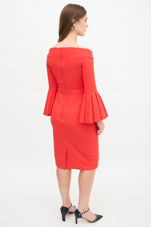 Greta Constantine Lellan Off Shoulder Dress