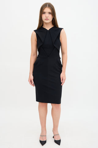 Greta Constantine Folded Sheath Dress