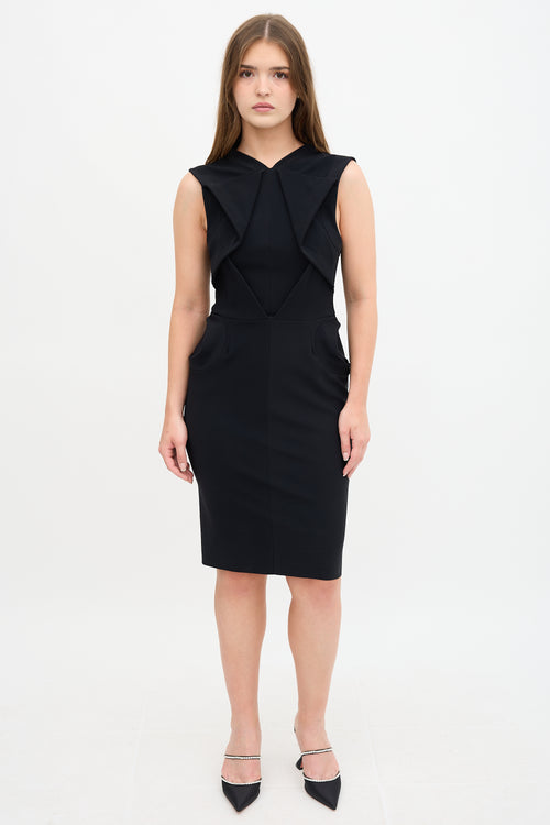 Greta Constantine Folded Sheath Dress