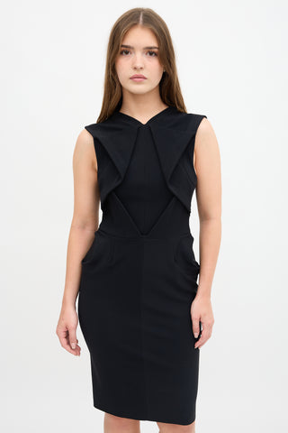 Greta Constantine Folded Sheath Dress