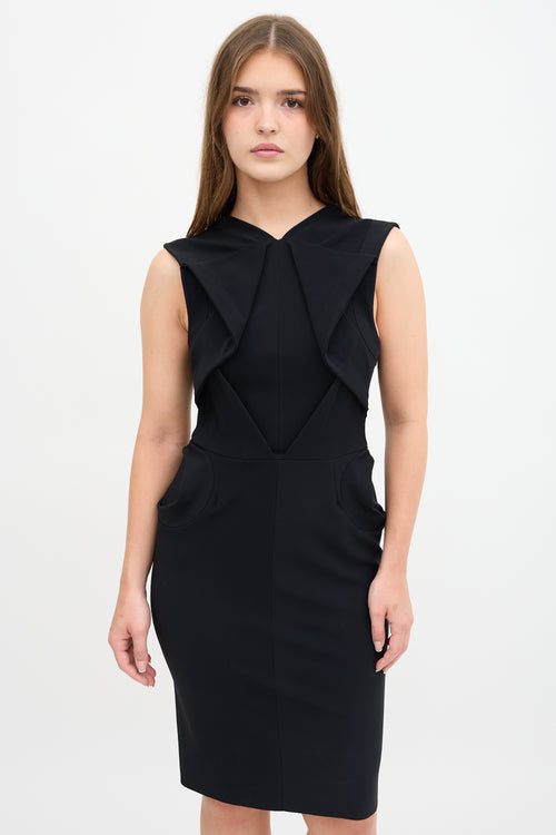 Greta Constantine Folded Sheath Dress
