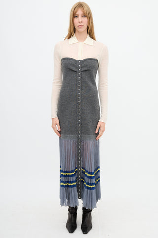 Philosophy Fall 2021 Strapless Mixed Dress