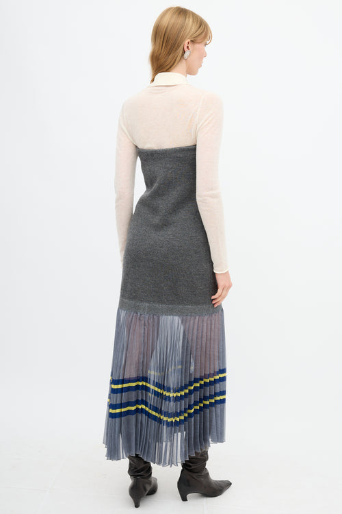 Philosophy Fall 2021 Strapless Mixed Dress