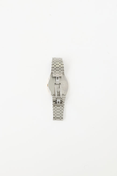 Gucci Stainless Steel & Gold 25H 38mm Watch