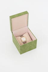 Gucci Stainless Steel & Gold G-Flat 30mm Watch
