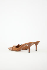 Gucci Leather Bamboo Chain Mule