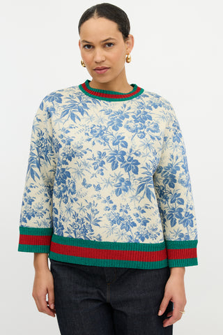 Gucci Resort 2016 Floral Sweater