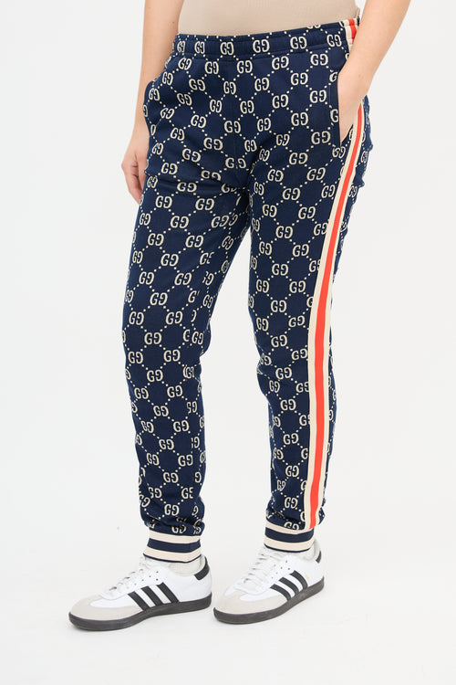 Gucci Webbed Trim GG Track Pant