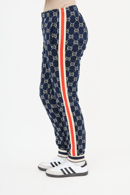 Gucci Webbed Trim GG Track Pant