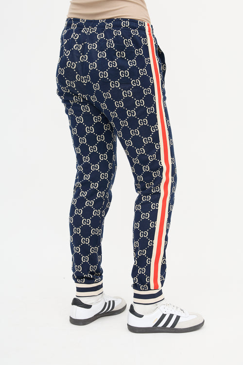 Gucci Webbed Trim GG Track Pant