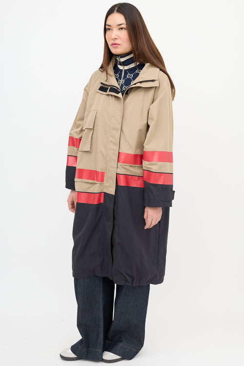Gucci X Balenciaga 2021 Asymmetric Parka
