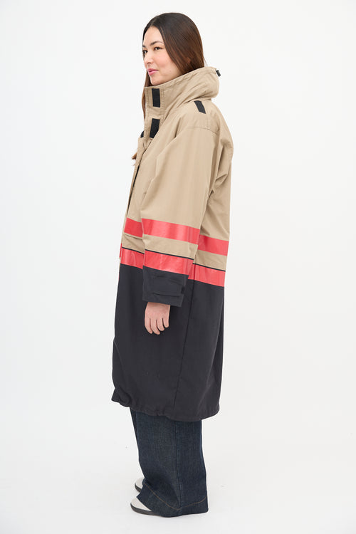 Gucci X Balenciaga 2021 Asymmetric Parka