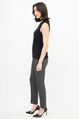 Gucci Buttoned Sleeveless Blouse