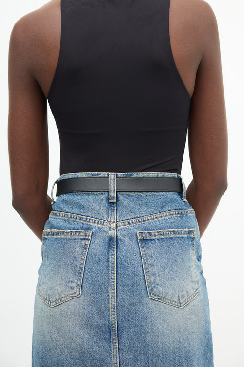 Gucci Leather Marmont GG Belt