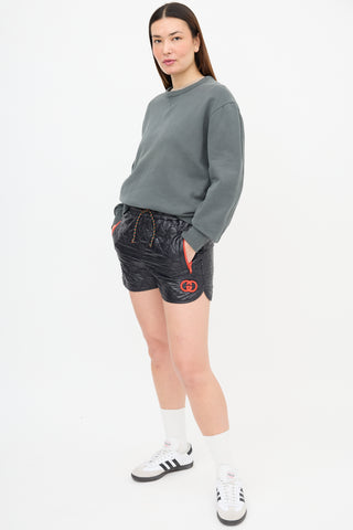 Gucci Nylon Quilted GG Shorts