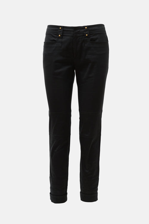 Gucci 2003 Satin Slim Leg Trouser