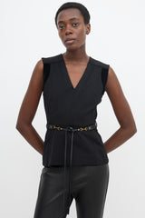 Gucci Wool Belted Top