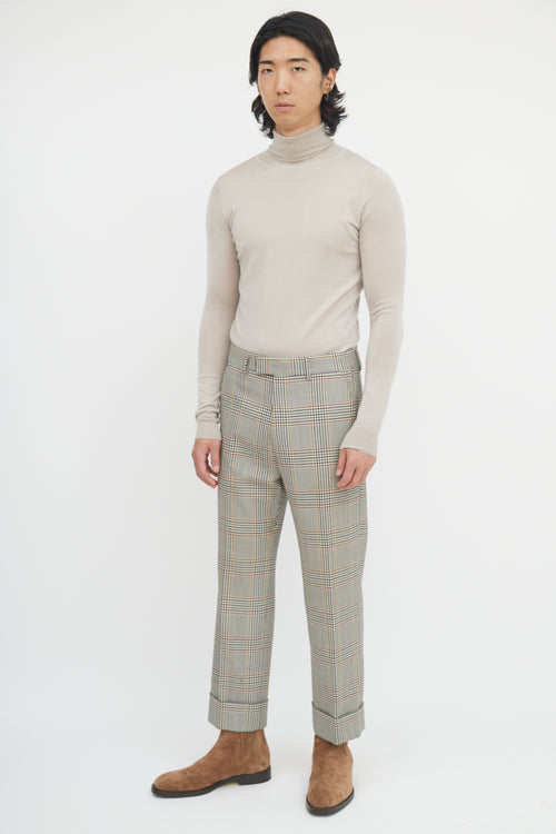 Gucci Glen Plaid Trouser