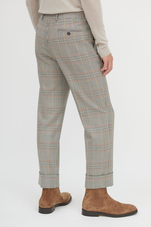 Gucci Glen Plaid Trouser
