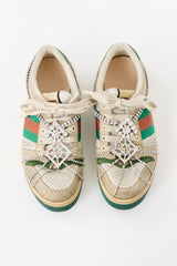Gucci Screener Crystal Sneaker