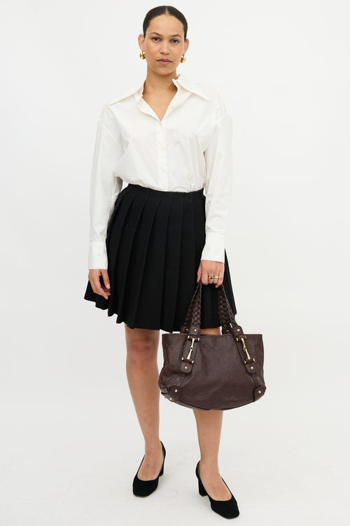 Gucci Leather Guccissima Pelham Bag