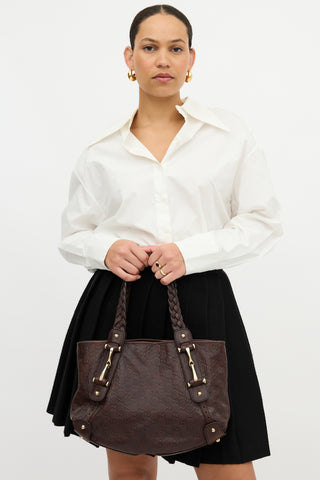 Gucci Leather Guccissima Pelham Bag