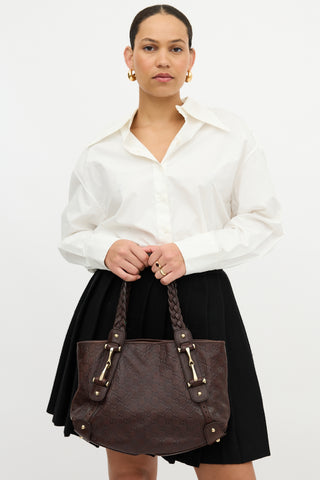 Gucci Leather Guccissima Pelham Bag