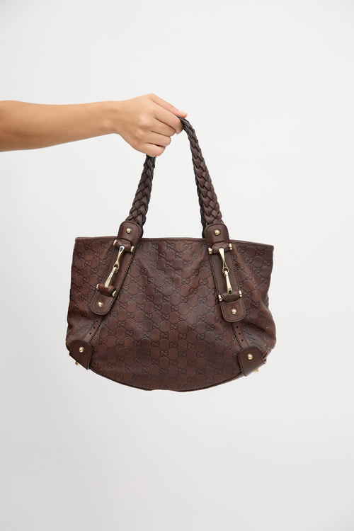 Gucci Leather Guccissima Pelham Bag