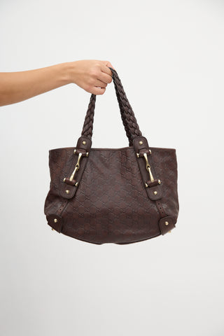 Gucci Leather Guccissima Pelham Bag