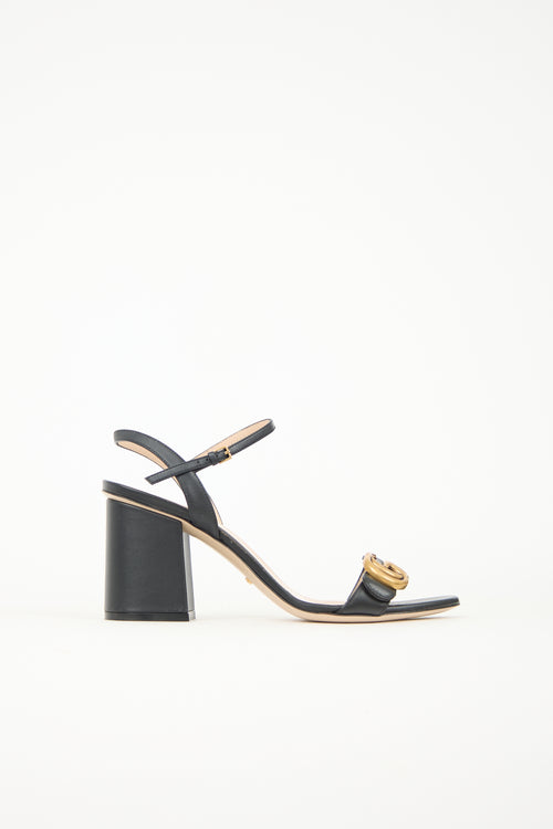 Gucci Leather Lifford GG Sandal