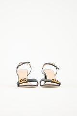 Gucci Leather Lifford GG Sandal