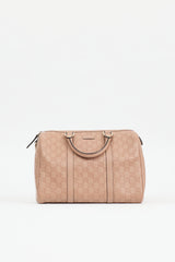 Gucci Leather Guccissima Boston Joy Bag