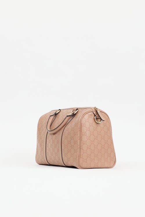 Gucci Leather Guccissima Boston Joy Bag