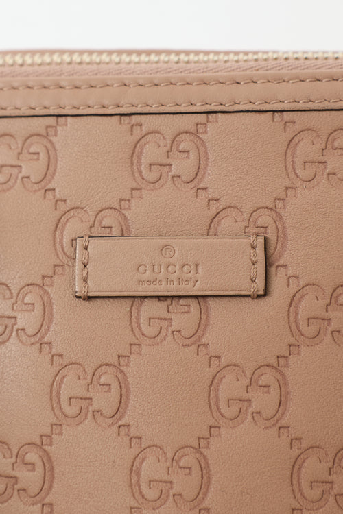 Gucci Leather Guccissima Boston Joy Bag
