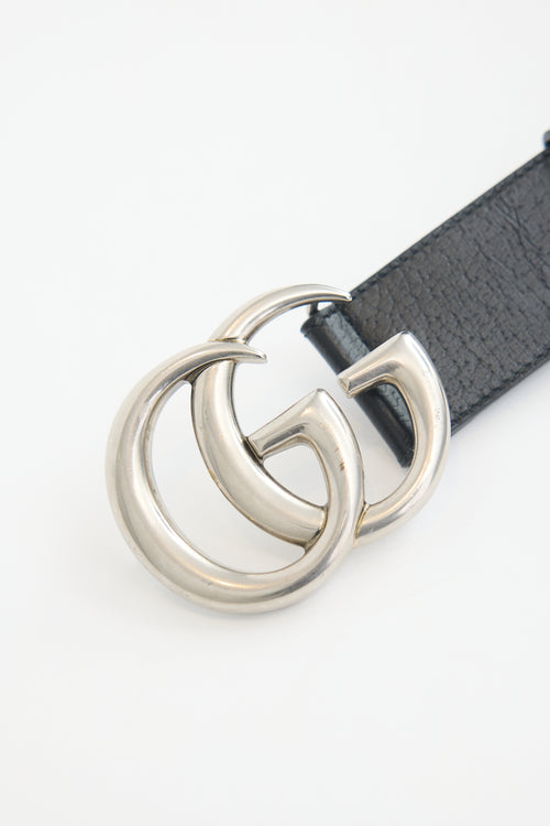 Gucci Leather GG Marmont Belt