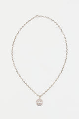 Gucci Sterling Silver Interlocking GG Necklace