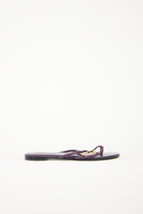 Gucci Vintage Leather GG Sandal
