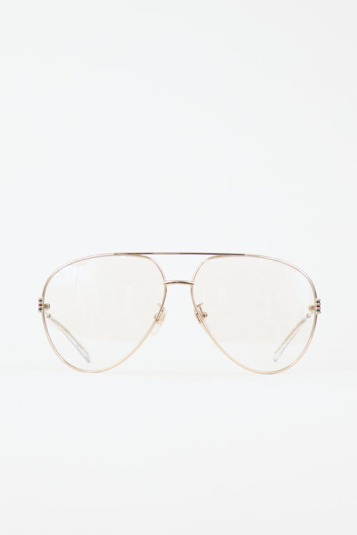 Gucci GG1280S Aviator Glasses