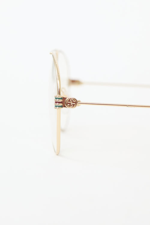 Gucci GG1280S Aviator Glasses