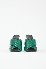 Gucci Leather Webby Mule