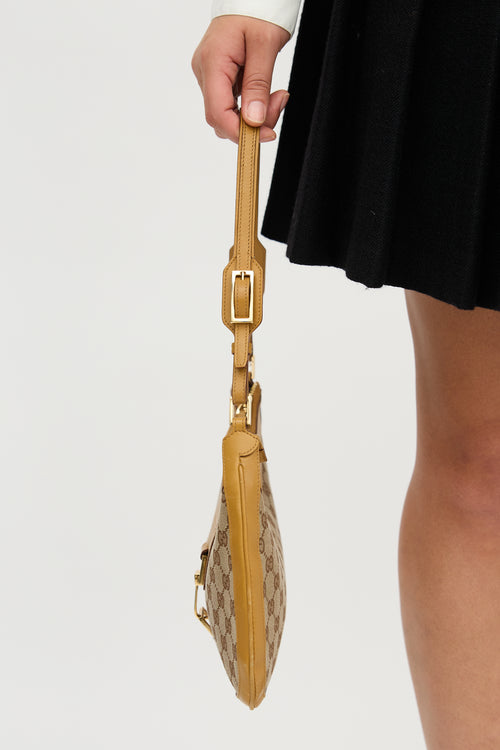 Gucci Vintage GG Canvas Jackie Shoulder Bag