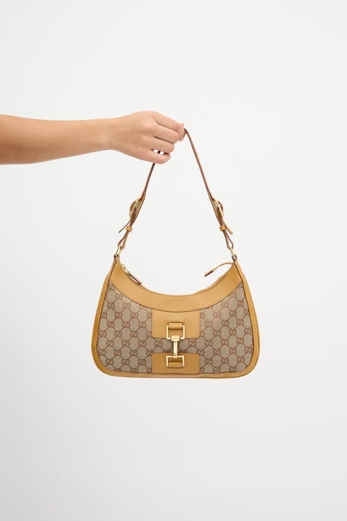Gucci Vintage GG Canvas Jackie Shoulder Bag