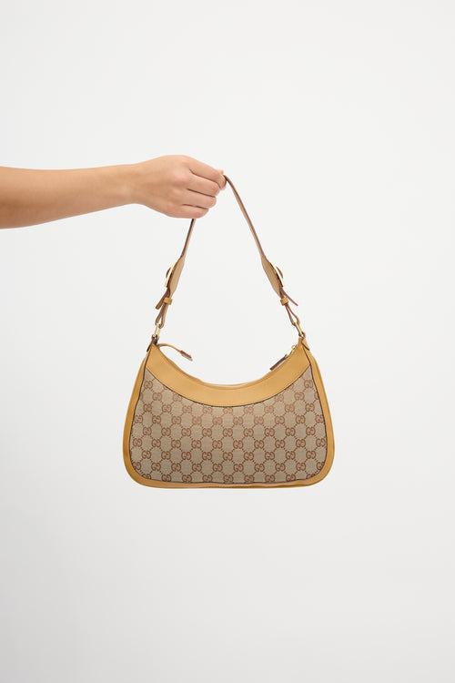 Gucci Vintage GG Canvas Jackie Shoulder Bag
