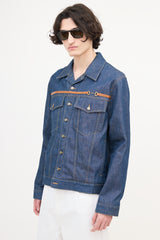 Gucci Belt Detail Denim Jacket