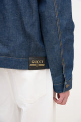 Gucci Belt Detail Denim Jacket