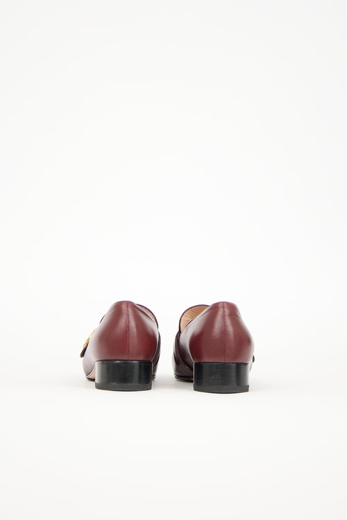 Gucci Leather GG Marmont Loafer
