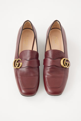 Gucci Leather GG Marmont Loafer