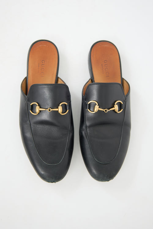 Gucci Leather Princetown Mule