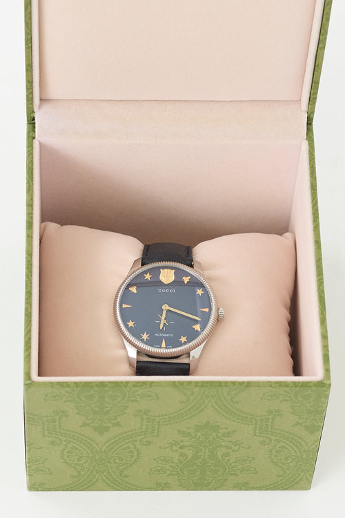 Gucci Stainless Steel & Leather G-Timeless 126.3 Watch