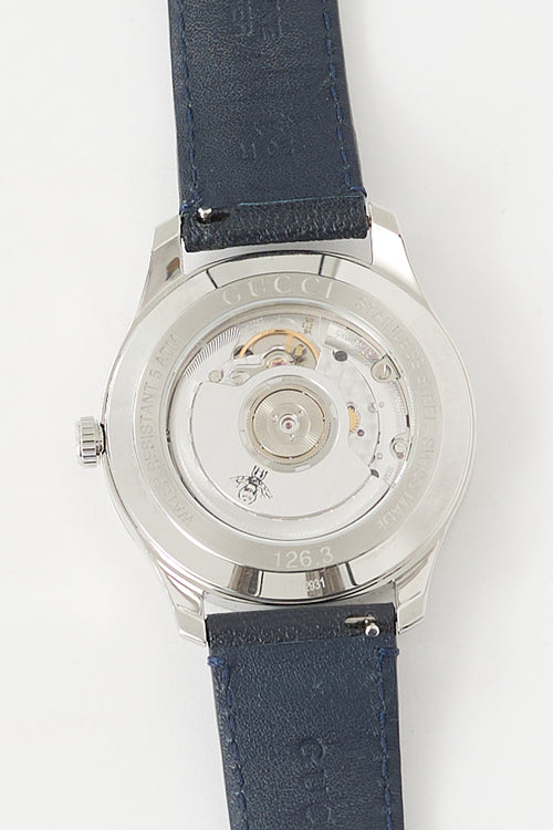Gucci Stainless Steel & Leather G-Timeless 126.3 Watch